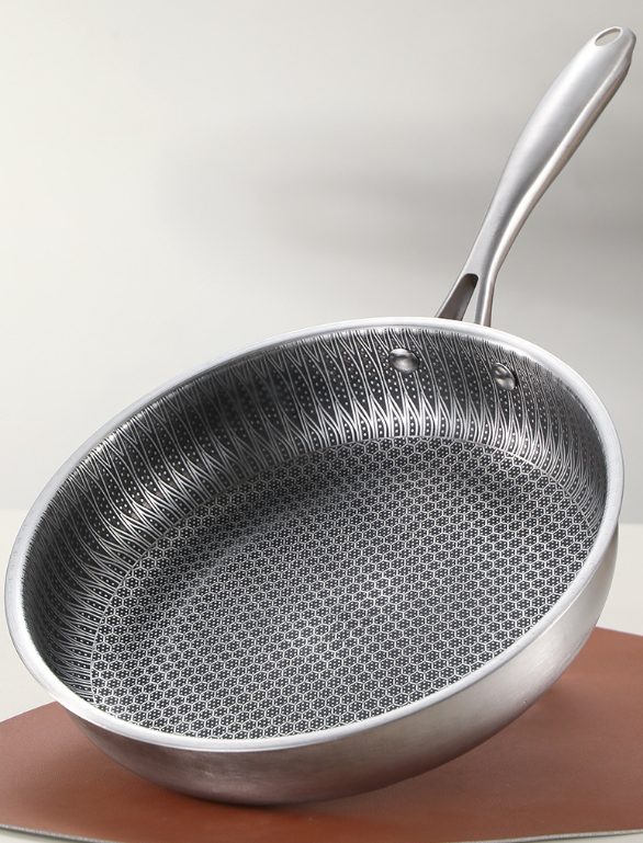 Kalsten | Stainless Steel Uncoated Non-stick Frying Pan