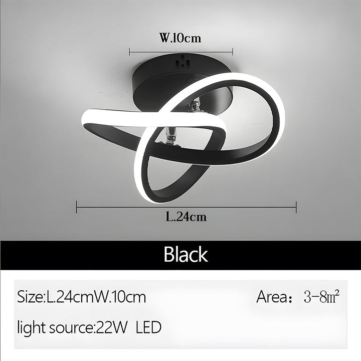 Black Metal LED Pendant Lamp Noxord