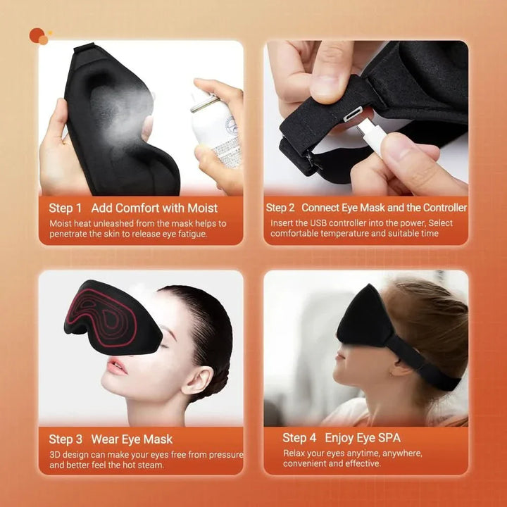 Kalsten | Electric Heated Eye Mask with Warming Function & Temperature Control