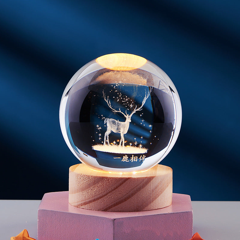 3D Glow Crystal Lamp | Innovative LED Table Lamp | Kalsten