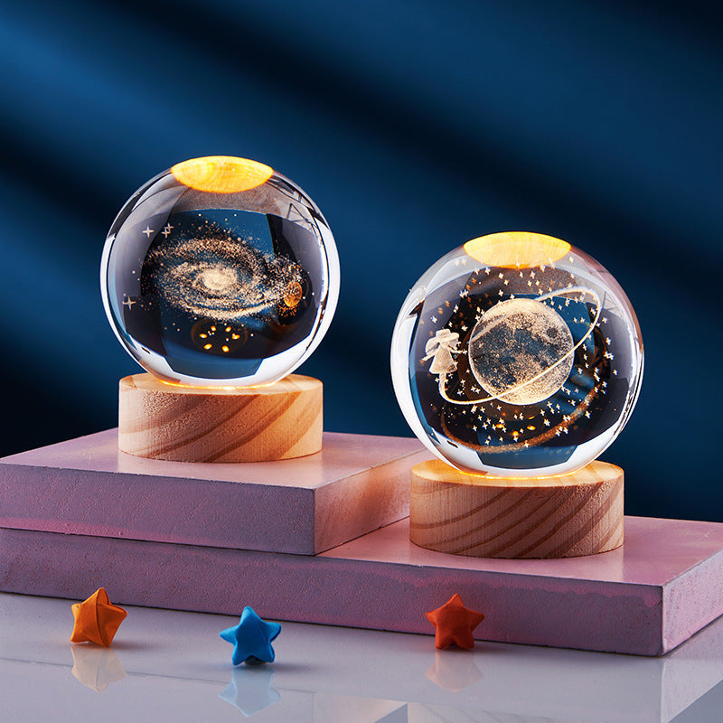 3D Glow Crystal Lamp | Innovative LED Table Lamp | Kalsten