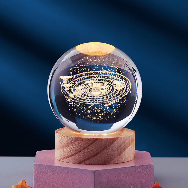 3D Glow Crystal Lamp | Innovative LED Table Lamp | Kalsten