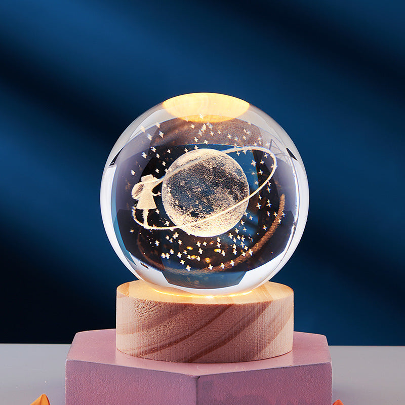 3D Glow Crystal Lamp | Innovative LED Table Lamp | Kalsten