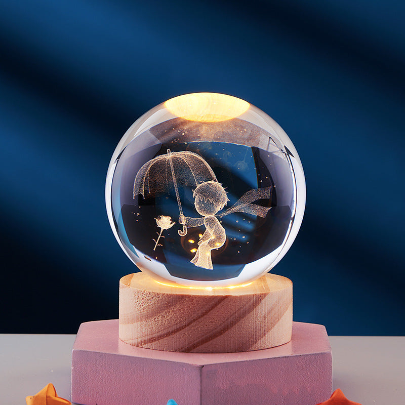 3D Glow Crystal Lamp | Innovative LED Table Lamp | Kalsten