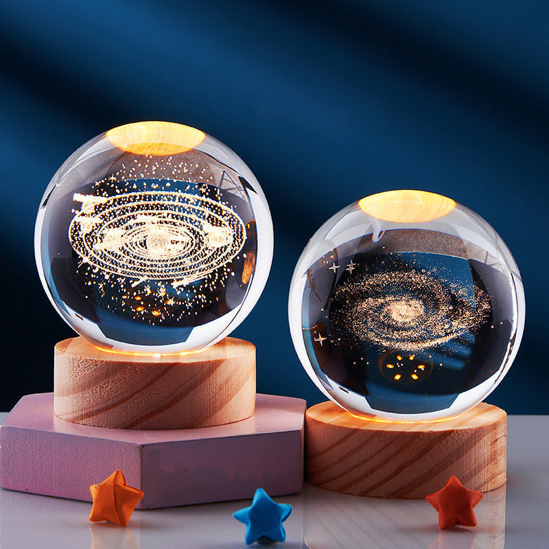 3D Glow Crystal Lamp | Innovative LED Table Lamp | Kalsten