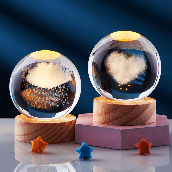 3D Glow Crystal Lamp | Innovative LED Table Lamp | Kalsten