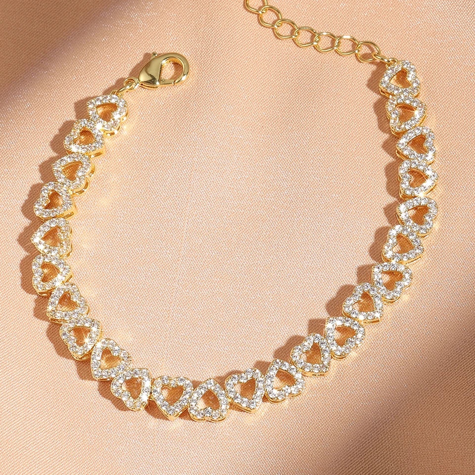 Kalsten | Love Hearts Diamond Bracelet