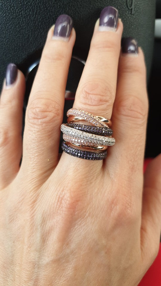 Noxord | Monaco Design Luxury Statement Stackable Ring For Women