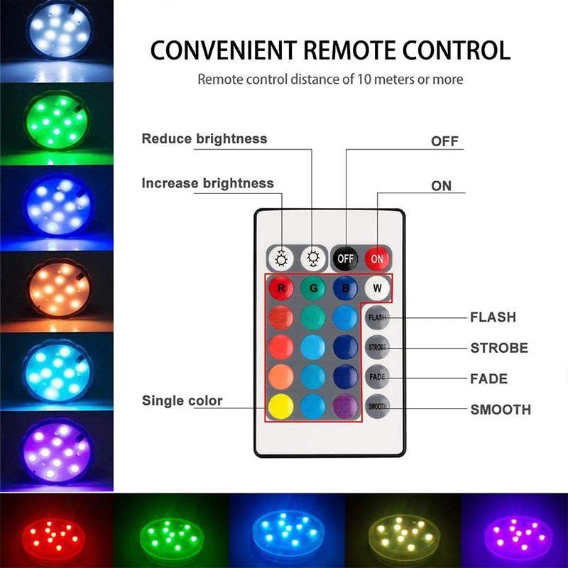 Noxord | Remote Control Waterproof Magnetic Suction Cup LED Light