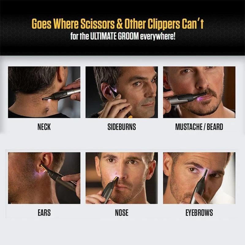 Kalsten | Ultra-Thin Precision Trimmer – Professional Grooming for Beard, Nose & Eyebrows