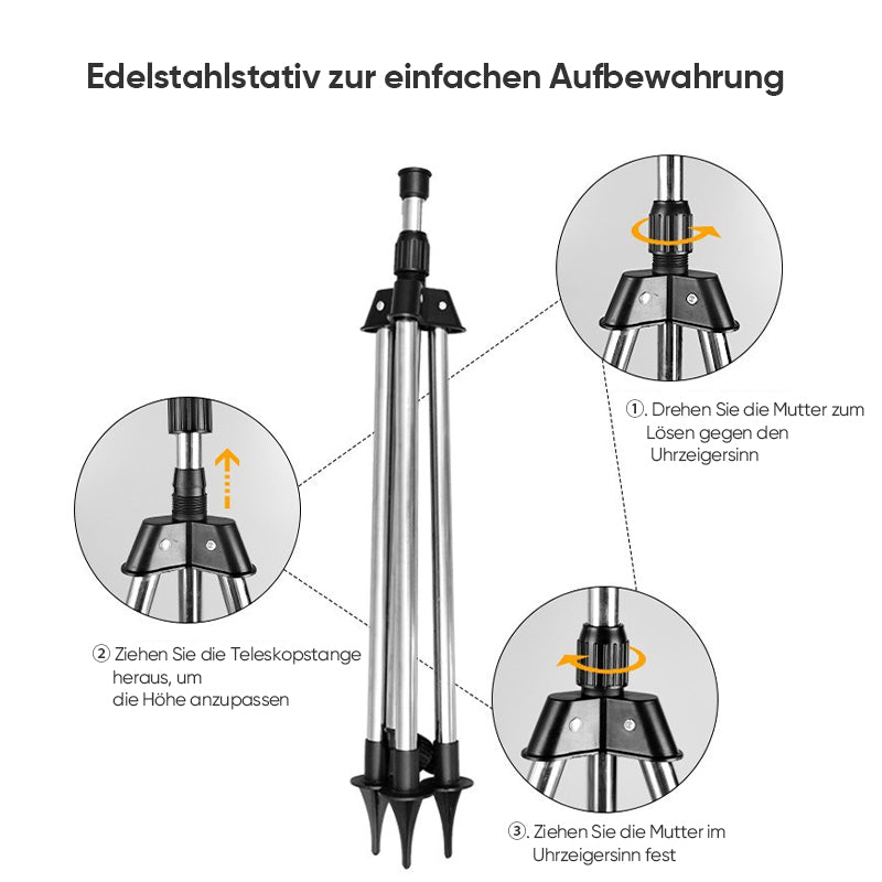 Automatic rotating tripod sprinkler | Kalsten
