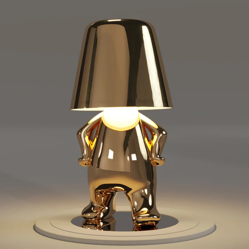 Thinker Little Golden Man Table Lamp | Kalsten