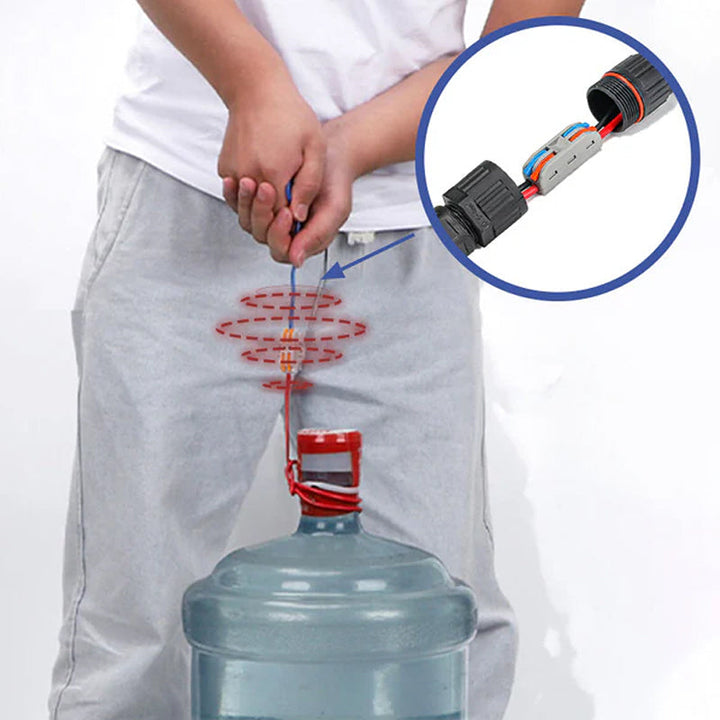 Waterproof electrical wire connector for outdoor use | Kalsten