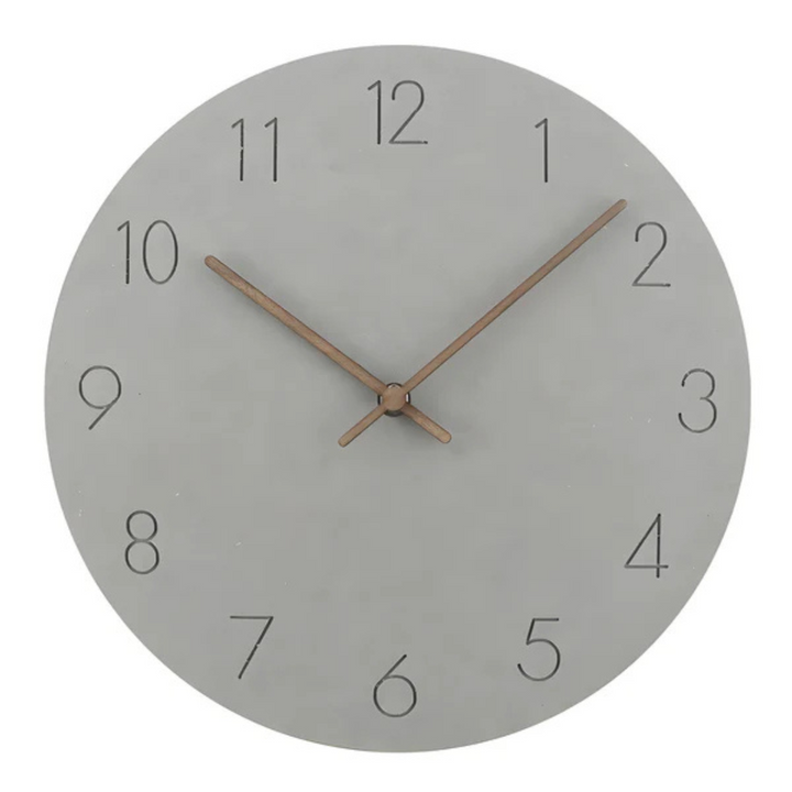 Kalsten | Large Wooden Wall Clock – Minimalist Design with Silent Movement