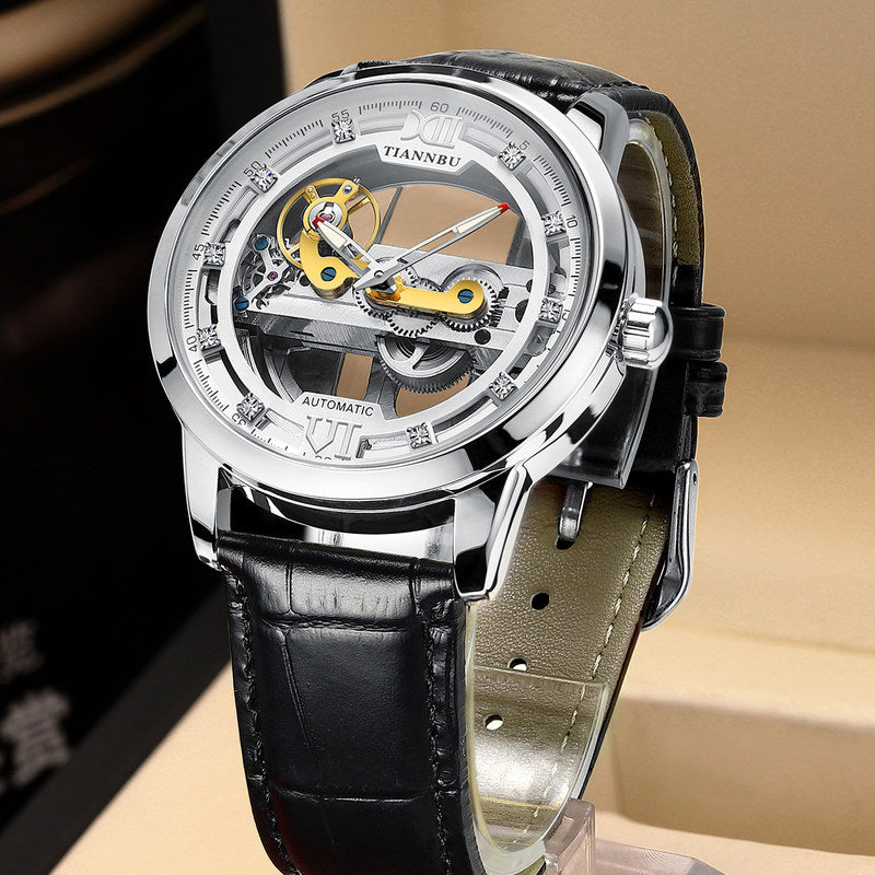 Noxord | Skeleton Tourbillon Ultra Thin Automatic Mechanical Watch