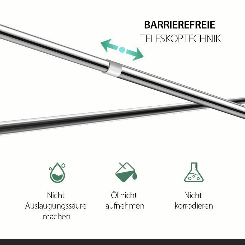 Kalsten | Telescopic Clothing Rod made of Stainless Steel