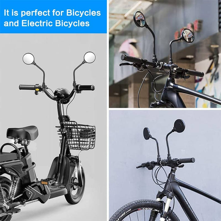 FlexiView bicycle mirror with long bracket | Kalsten