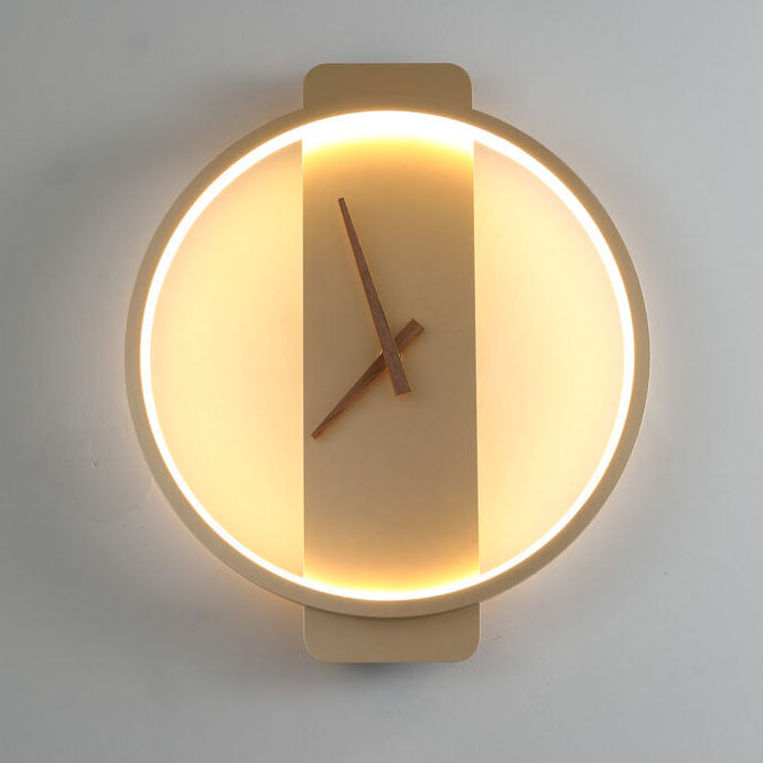 Luxe Clock-shaped LED Wall Lamp for Modern Interior Noxord