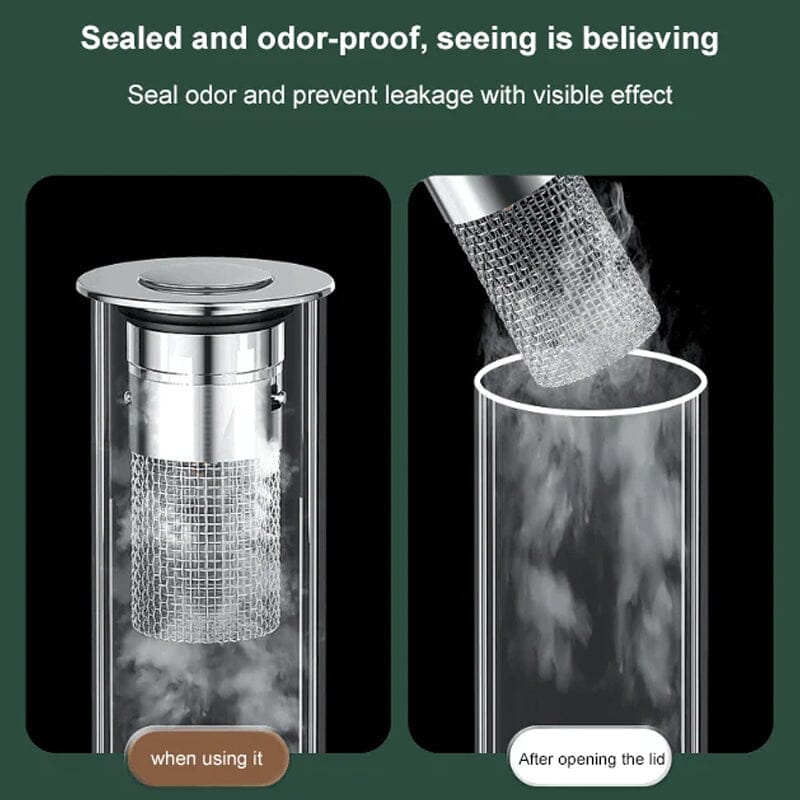 Drain filter stainless steel with pop-up mechanism | Kalsten