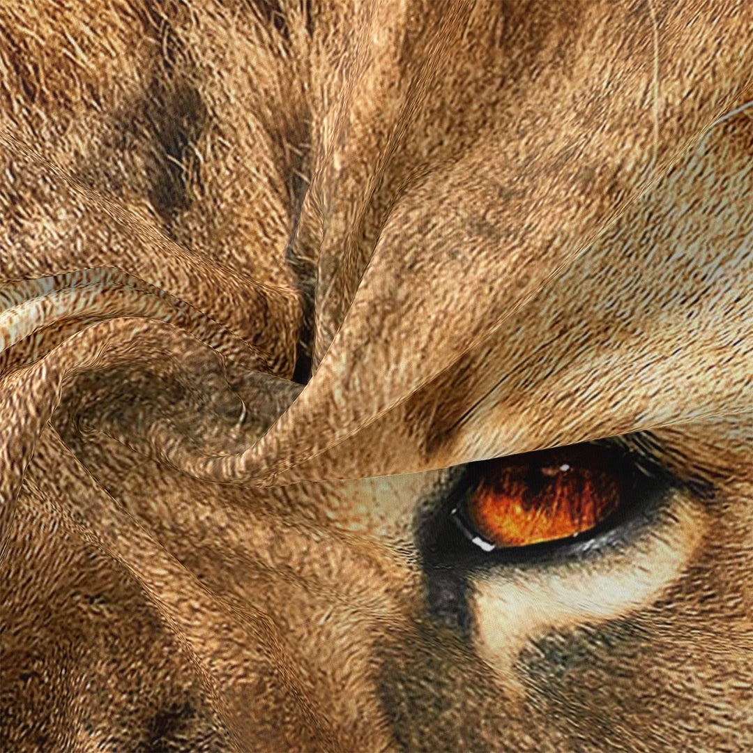 Safari Lion Print Duvet Cover – African Wilderness for Your Bedroom Noxord