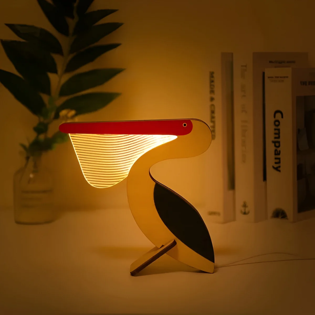 Wooden LED Table Lamp | Noxord
