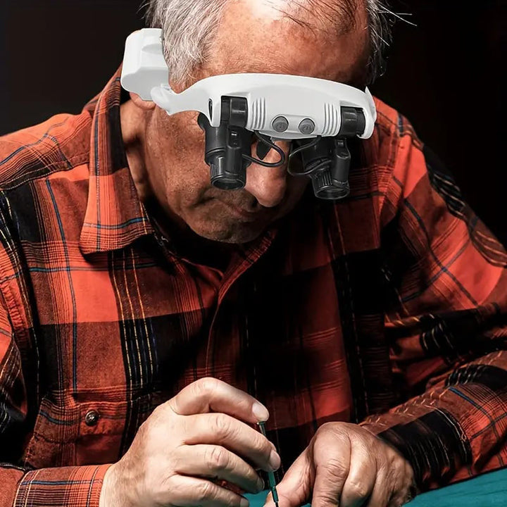 Kalsten | Magnifying glasses with LED lamps for double eyes