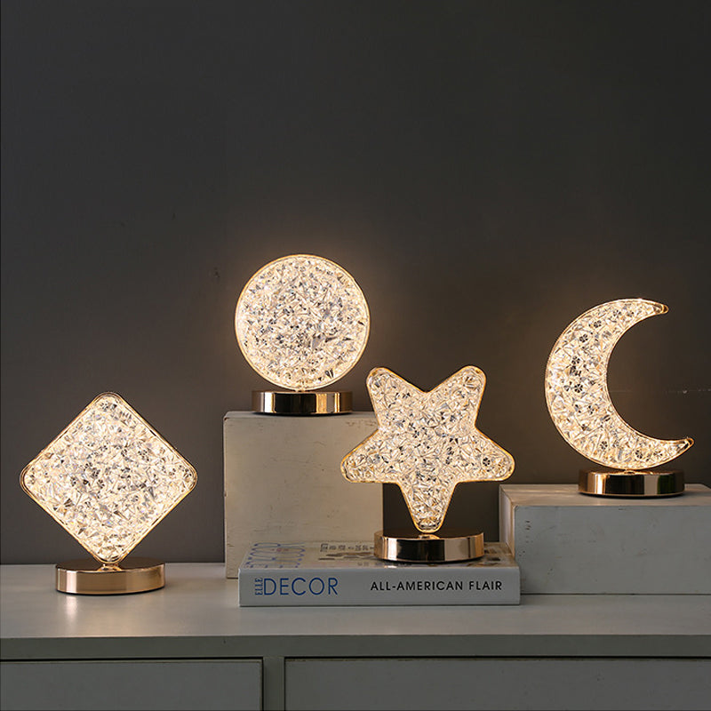 Star Moon Metal Table Lamp | Noxord