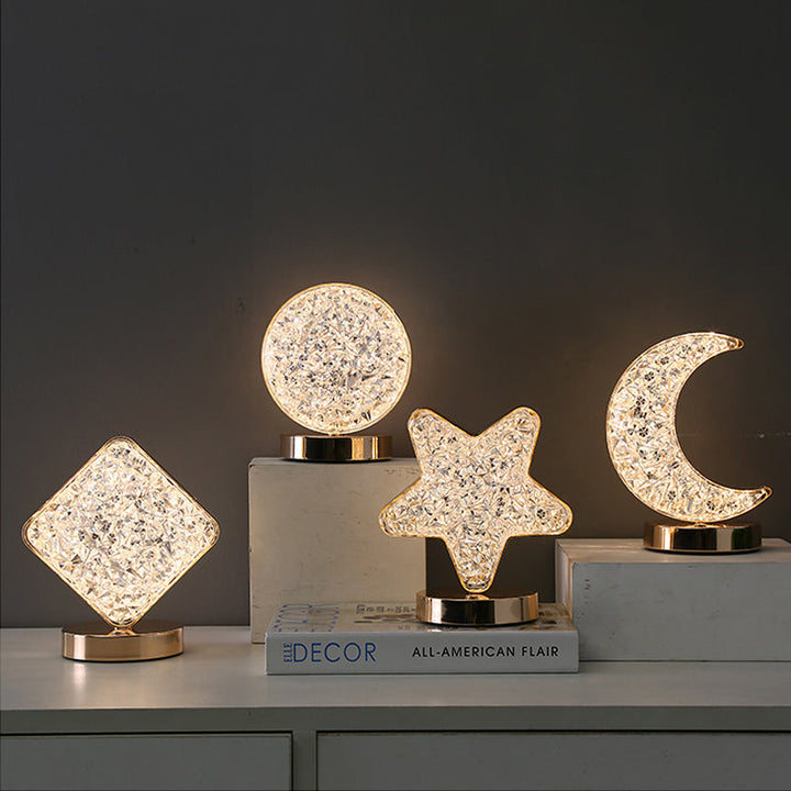 Star Moon Metal Table Lamp | Noxord
