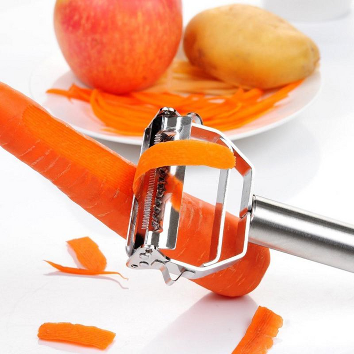 Practical and Safe Vegetable Peeler – High-Quality Stainless Steel Peeler for Vegetables and Fruits, Ergonomic and Easy to Clean, Perfect for the Kitchen | Noxord