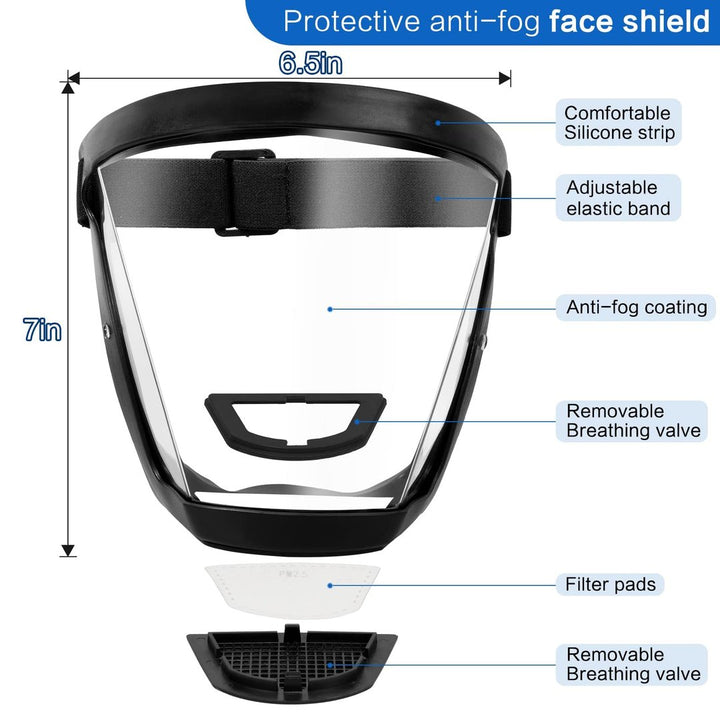 Kalsten | ANTI-FOG PROTECTIVE FULL FACE SHIELD