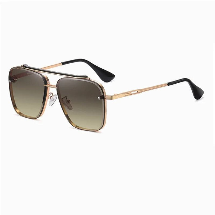 Kalsten | Men’s Gradient Lens Sunglasses with Large Metal Frame