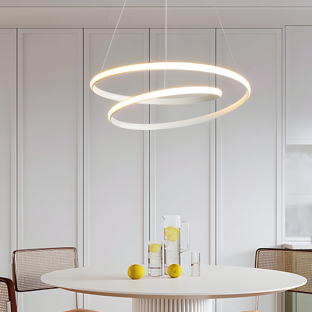 Modern LED chandelier with dimming function – pendant light for dining room and living room | Kalsten