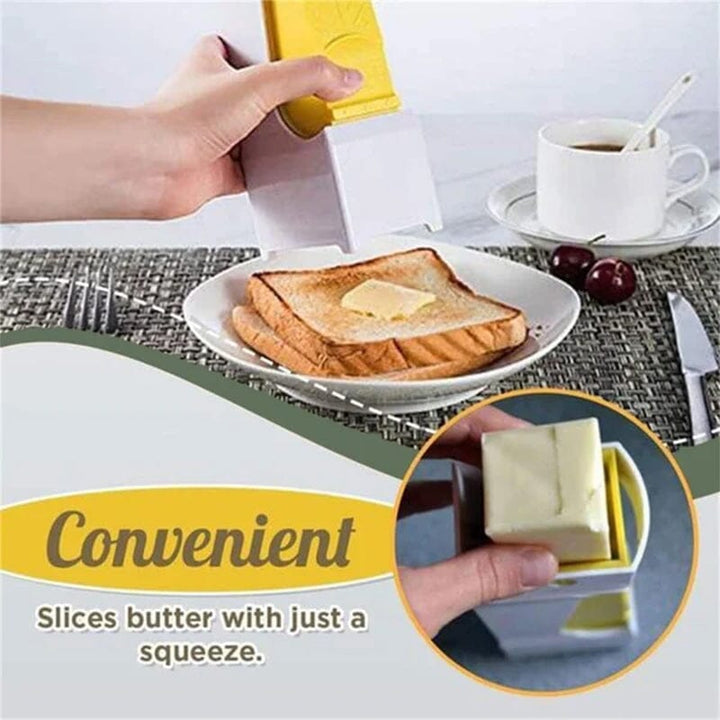 One Click Stick Butter Cutter Cheese Splitter Slicer | Kalsten