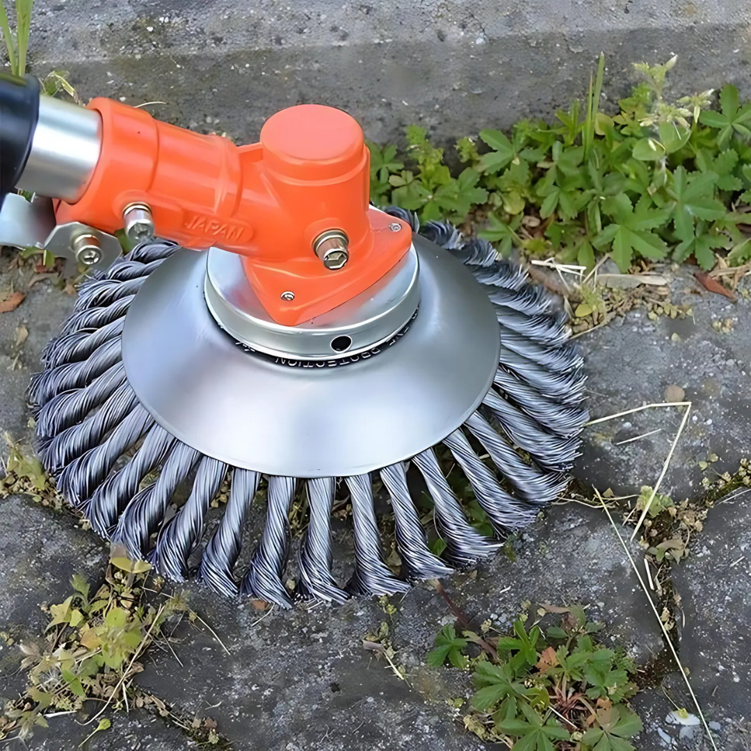Kalsten | Grass Cutting Turbo Head – Universal 6-Blade Weed Brush for Trimmers