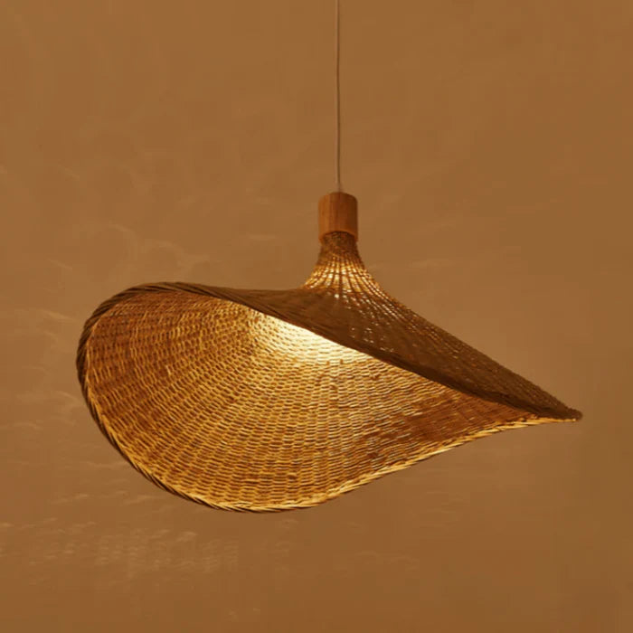 Wicker Pendant Lamp - RusticWeave | Kalsten