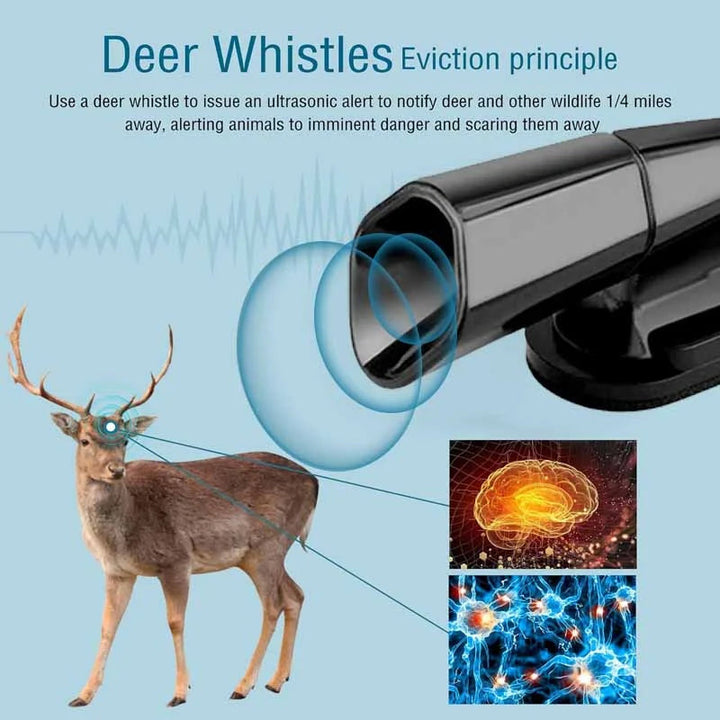 Kalsten | Ultrasonic deer warning signal whistle device for car