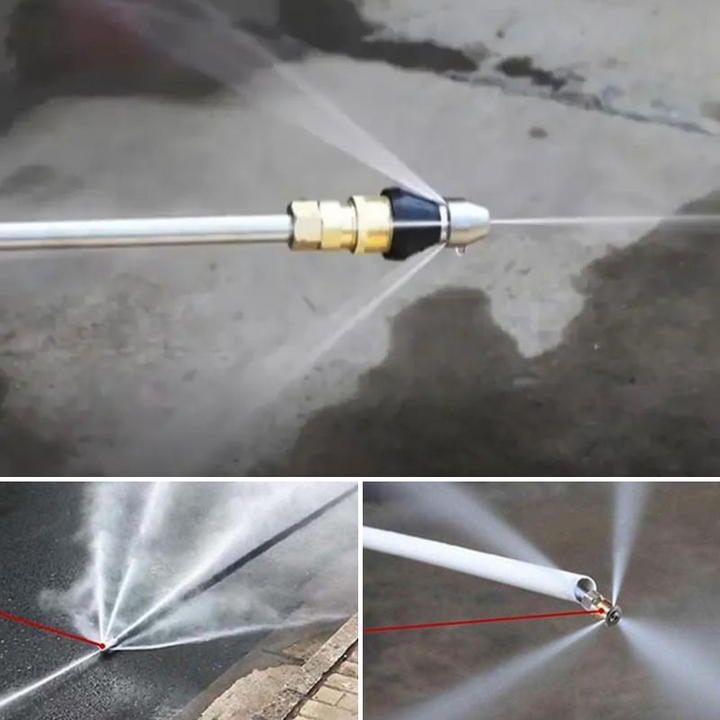Noxord | High-Pressure Drain Jetting Nozzle – Stainless Steel Sewer Cleaning Sprayer for Fast Pipe Unblocking