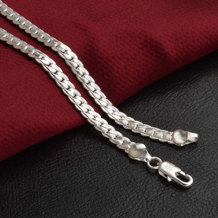 Kalsten | Sterling Silver Chain Necklace for Women Elegant Gift
