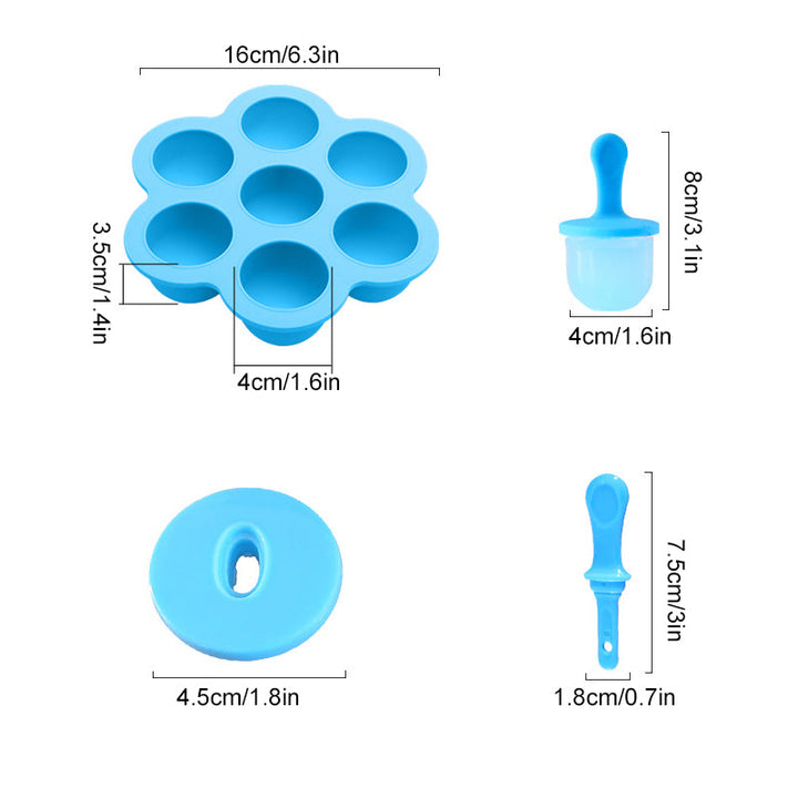 Mini Silicone Popsicle Mold Set | Kalsten
