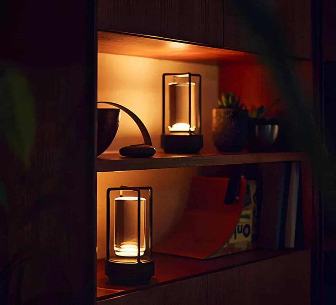 Waterproof and Portable Crystal Table Lamp - AuroraGlow | Noxord