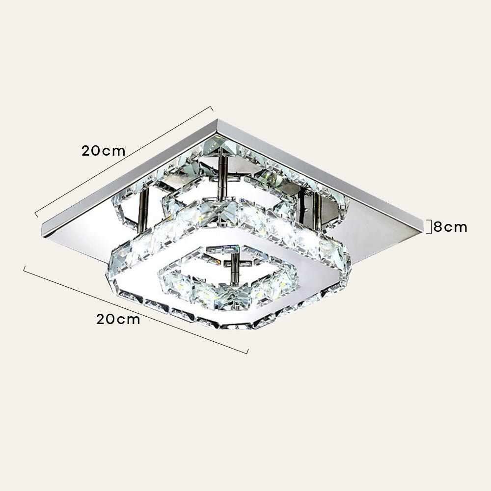 Crystal LED Recessed Ceiling Lamp Noxord