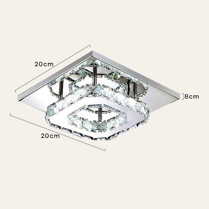 Crystal LED Recessed Ceiling Lamp Noxord