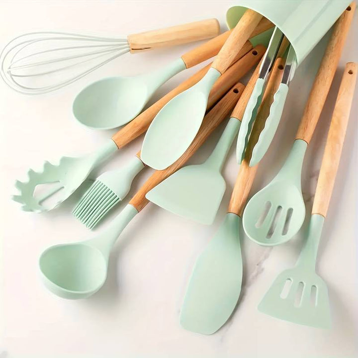 Kalsten | Silicone Kitchen Tools Set – Heat Resistant and Scratch Resistant