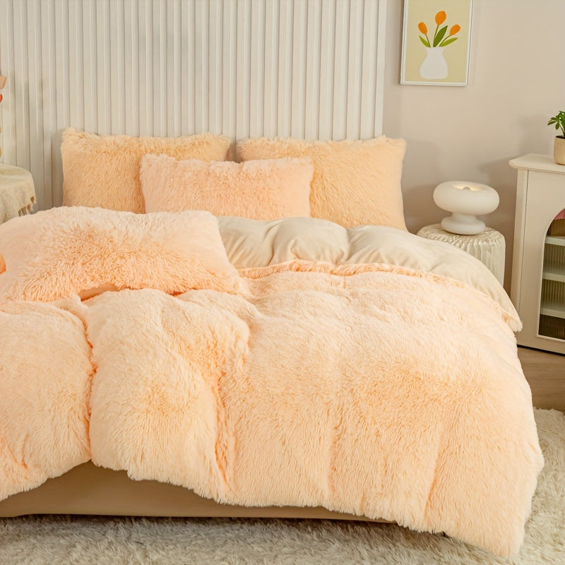 Ultra Soft Plush Duvet Cover Set with Zipper - Luxury & Comfort Kalsten
