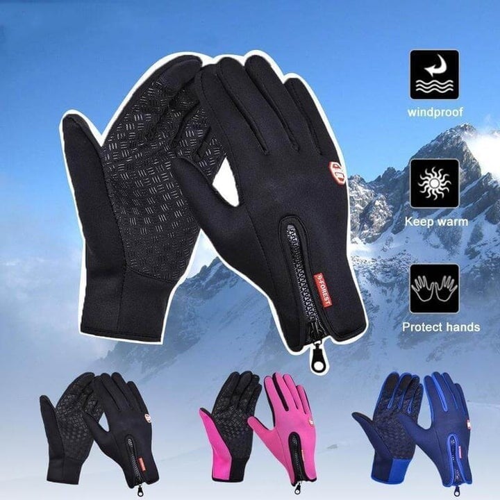 Kalsten | HeatGripX Windproof Thermal Slip Cold Weather Gloves