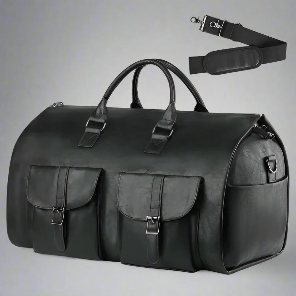 Travel Duffel Bag Leather Hand Luggage Noxord