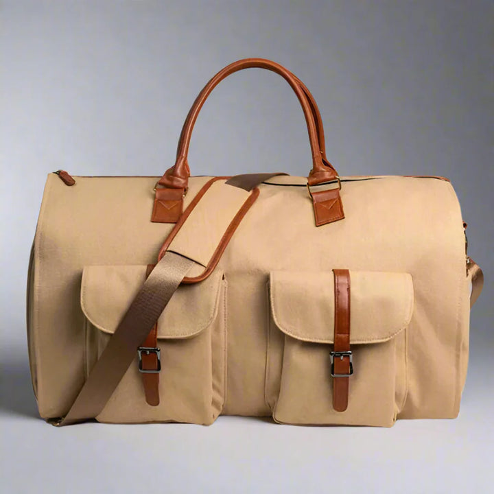 Travel Duffel Bag Leather Hand Luggage Noxord