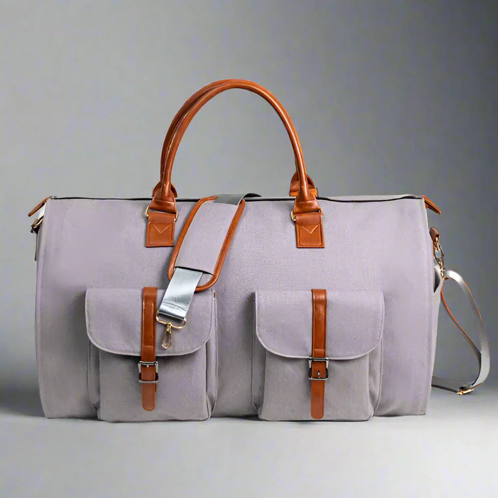 Travel Duffel Bag Leather Hand Luggage Noxord