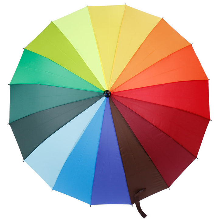 Women's automatic and windproof umbrella with ergonomic handle Kalsten