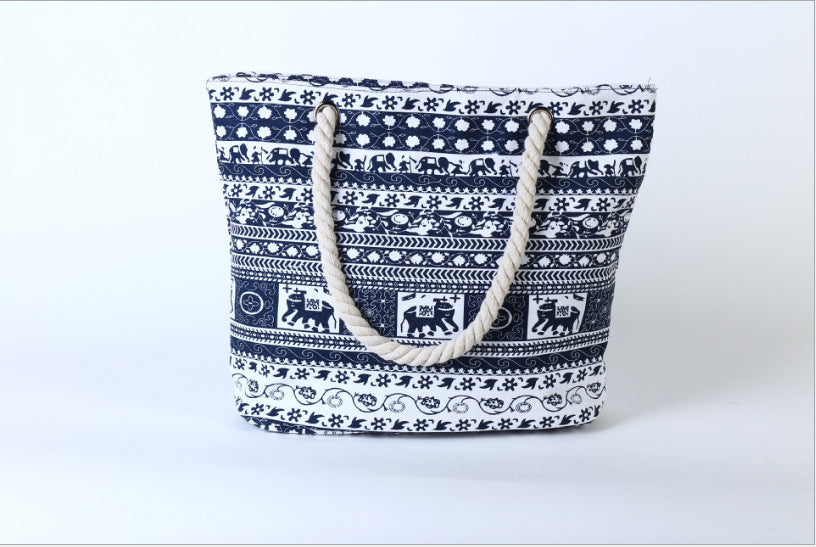 Large Tote Bag Made of Cotton Kalsten